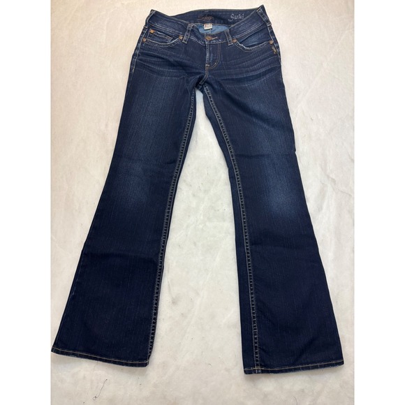Silver Jeans Suki Mid Rise Bootcut Dark Wash Denim L9916SAL482 W29 L32 Mens - Picture 2 of 10